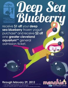 Menchie's Feb 2012 Great Cleveland Aquarium Discount