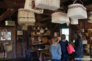 120513 Sauder Village Basket Shop Inside