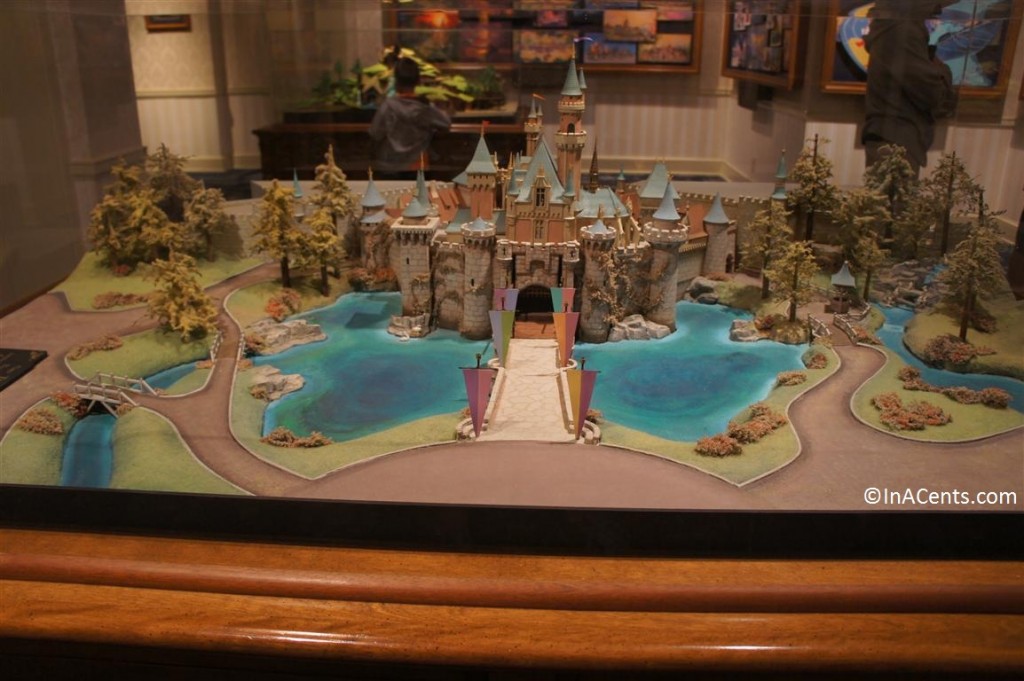 120610 Disney Gallery Disneyland Castle Model 1