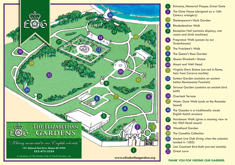 Exploring the Elizabethan Gardens of Roanoke Island, NC - InACents.com