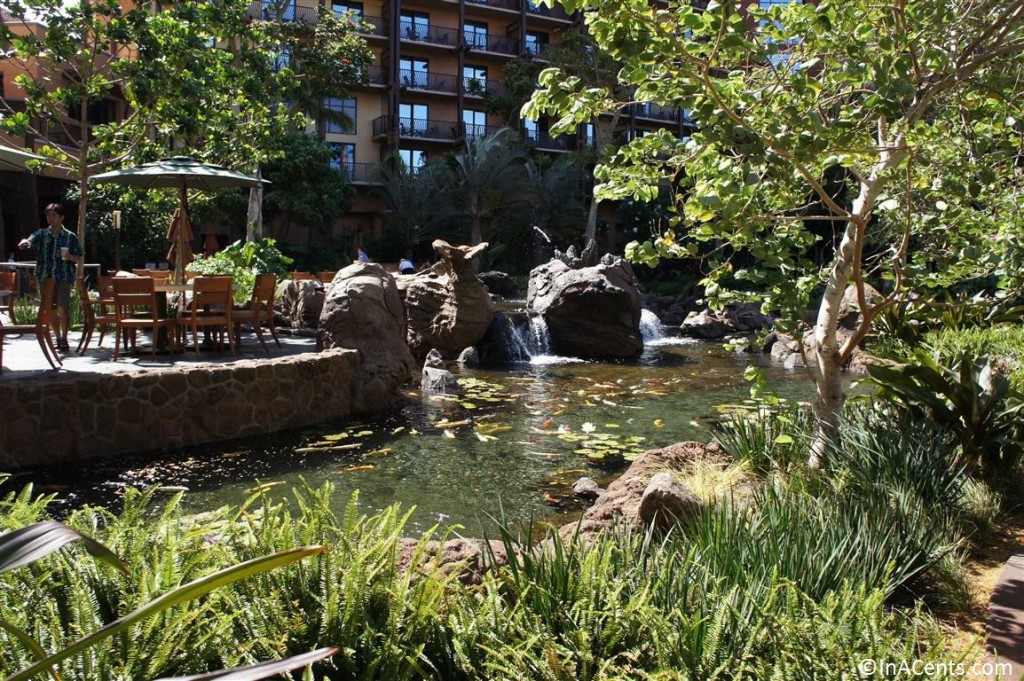 120625 Disney's Aulani Koi Pond 1