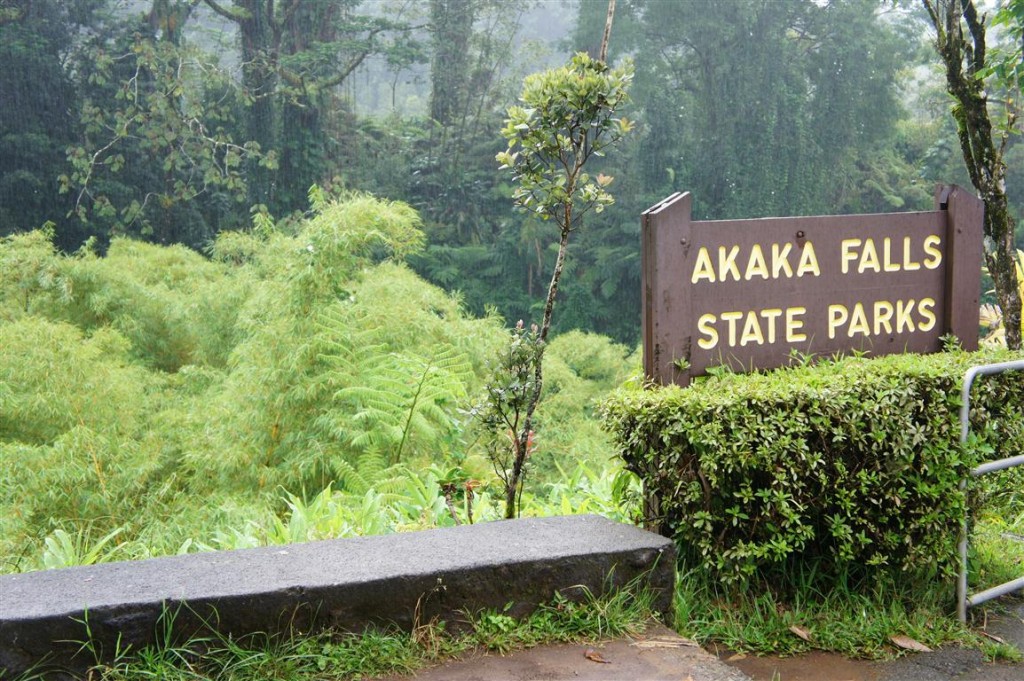 120621 Big Island, Hawaii- Akaka Falls Waterfall Sign