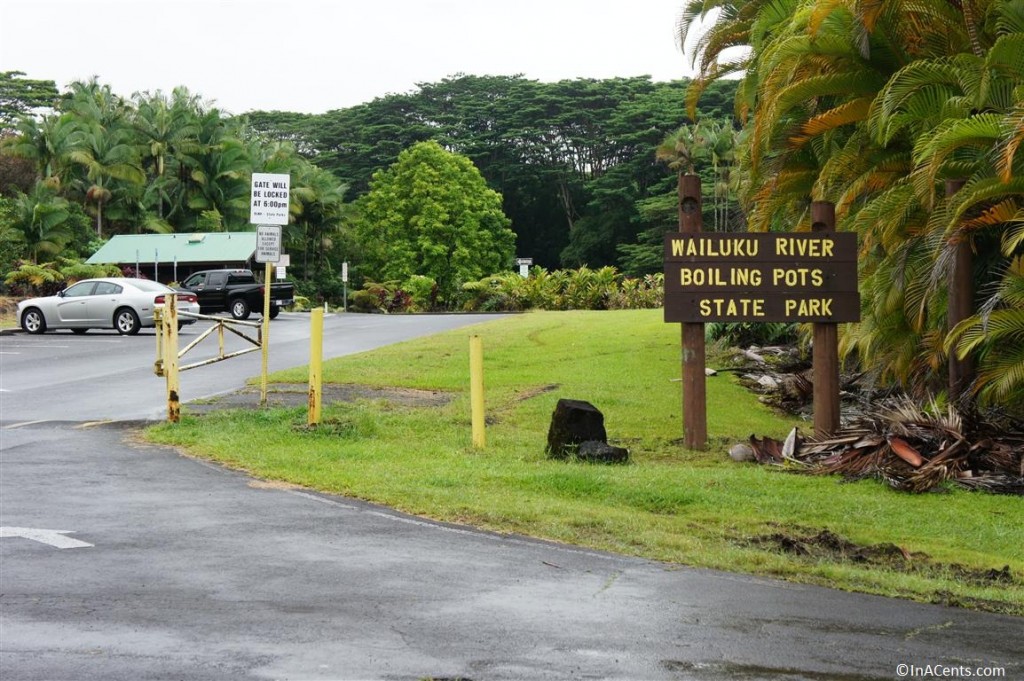 120621 Big Island, Hawaii Wailuku River Boiling Pots State Park Sign