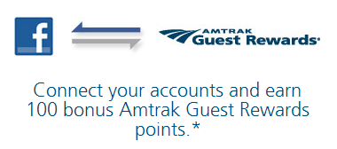 Amtrak Facebook 100 Points