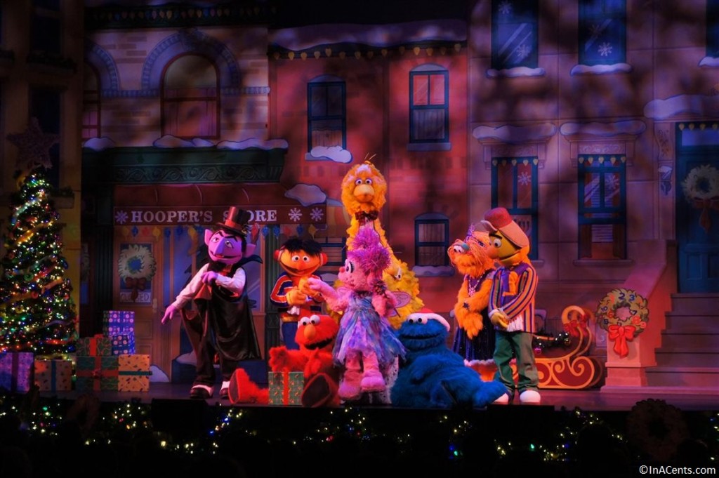 121123 Busch Gardens Williamsburg Christmas Town Sesame Street Show