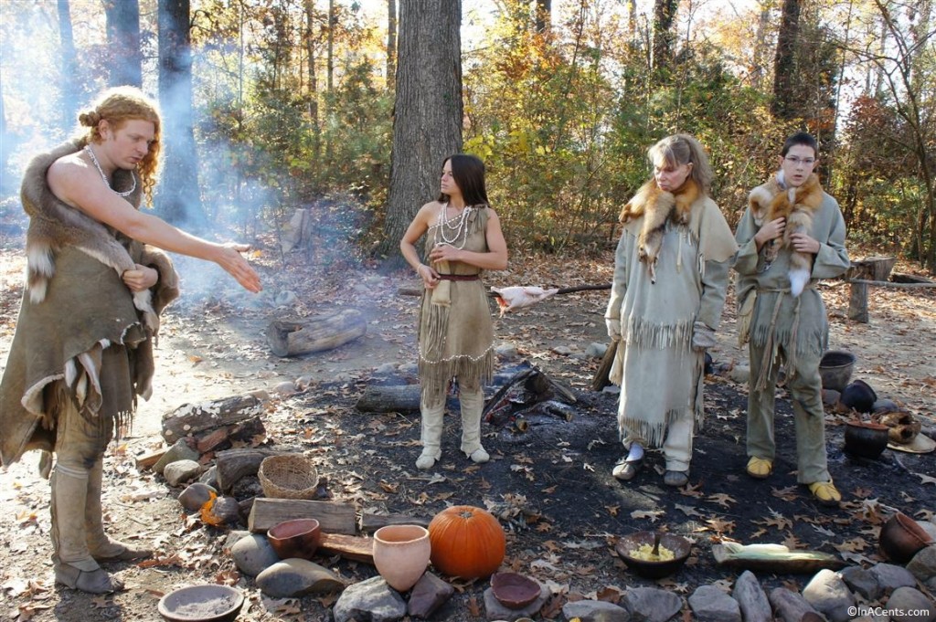 121123 Jamestown Settlement Powhatan Indians Reenactment