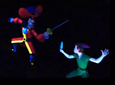 Disneyland Captain Hook Peter Pan Sword Fight 