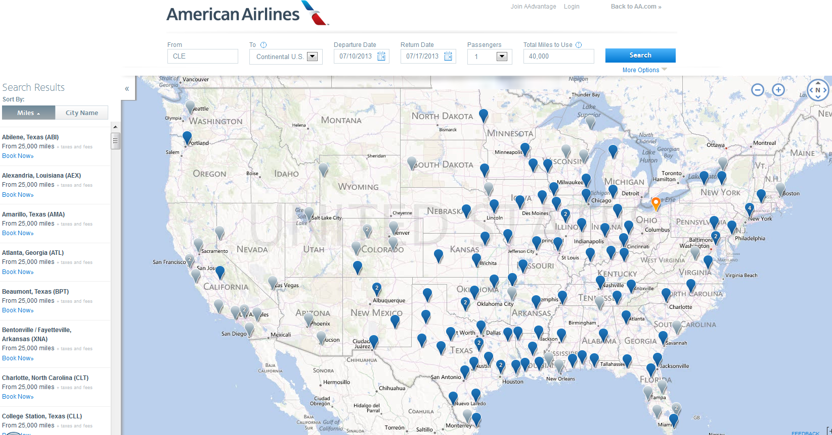 American Airlines Adds New Award Map InACents com