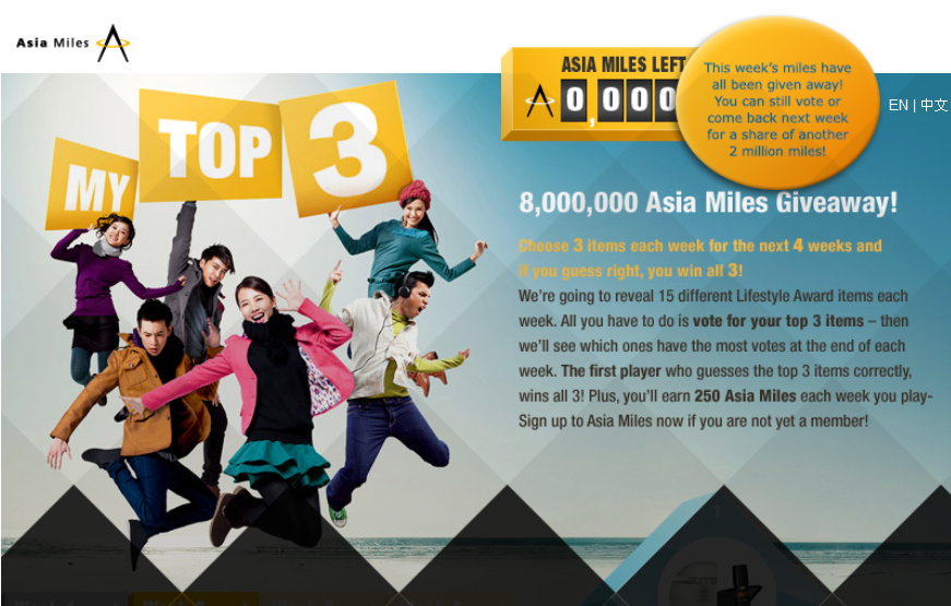 Asia Miles Facebook Promo Mar 2013