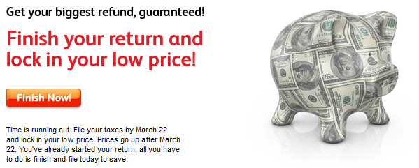 TurboTax Price Increase March 2013