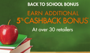 Discover 2013 School Cashback Banner