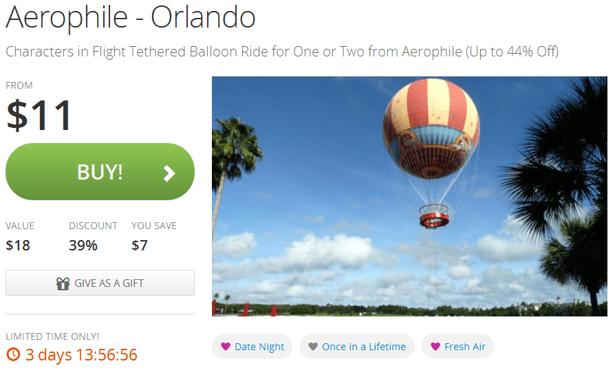 Disney Aerophile 2014 Groupon