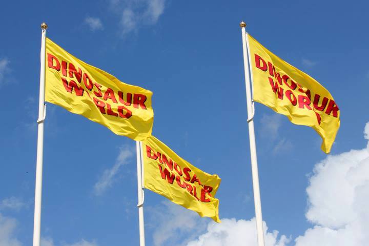 Dinosaur World Flags