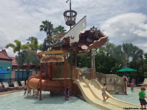 140614 Disney's Caribbean Beach Resort Pirate Pool