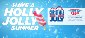 Carowinds 2014 Christmas in July