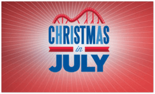 Cedar Fair Christmas in July