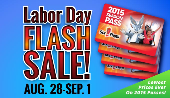 Six Flags 2014 Labor Day Sale