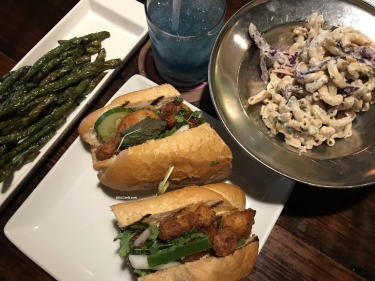 180702 Latitude 29 New Orleans Banh Mi, Pasta Salad, Green Beans