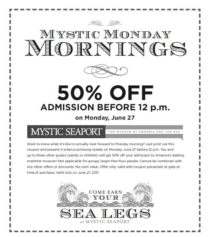 Mystic Seaport Promo Code