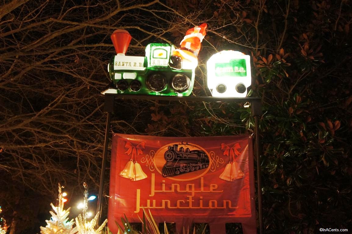 121123 Busch Gardens Williamsburg Christmas Town Jingle Junction Sign