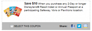 Disneyland Coupon